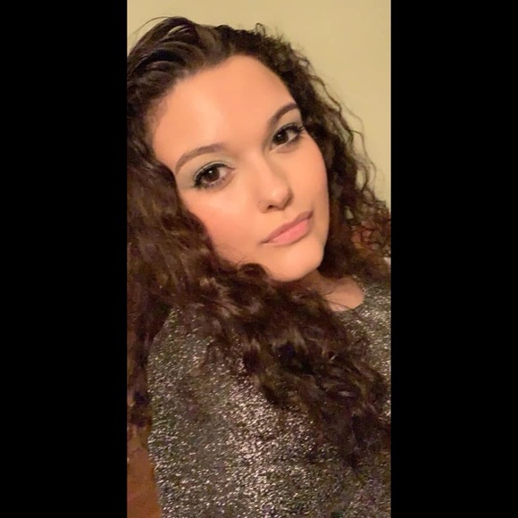 Black & Silver Glitter Crop Top & Wide Leg Pant Set - Picture 17 of 17